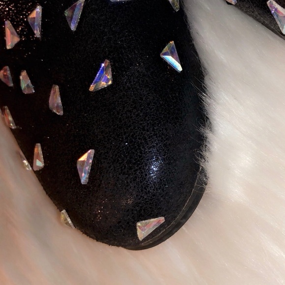 MORETTI BLACK LABEL Embellished Loafers - Picture 4 of 7